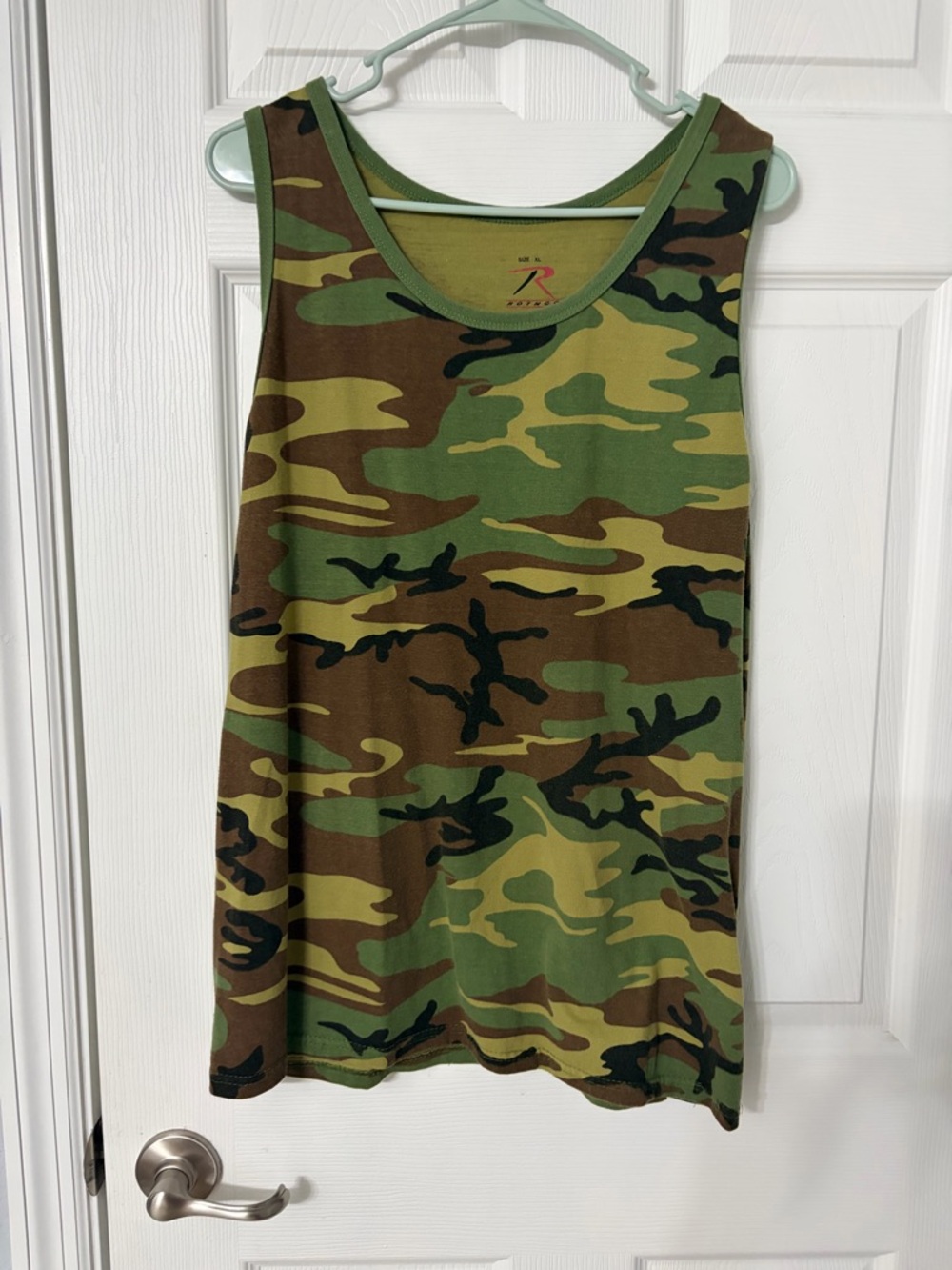 Rothco Camo Tank Top - Green Brown Black